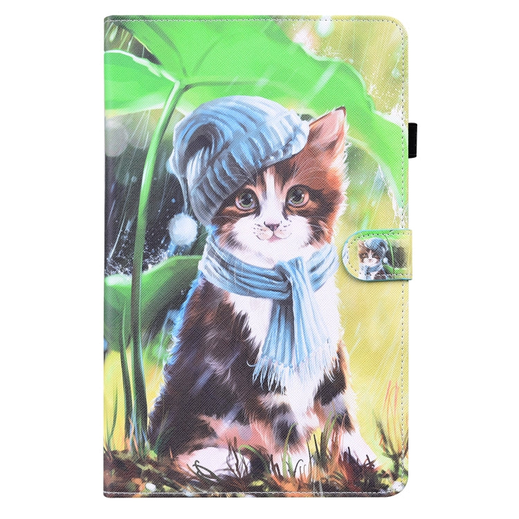 For Samsung Galaxy Tab S5e 10.5 SM-T720 / SM-T725 Animal Pattern Horizontal Flip Leather Case with Holder & Card Slots & Photo Frame