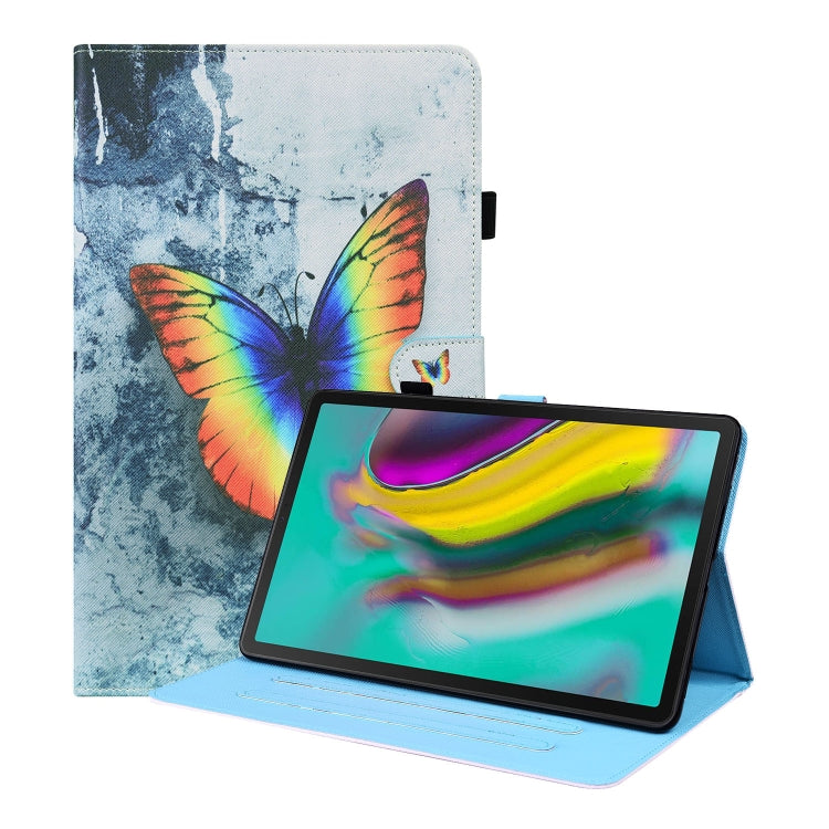 For Samsung Galaxy Tab S5e 10.5 SM-T720 / SM-T725 Animal Pattern Horizontal Flip Leather Case with Holder & Card Slots & Photo Frame