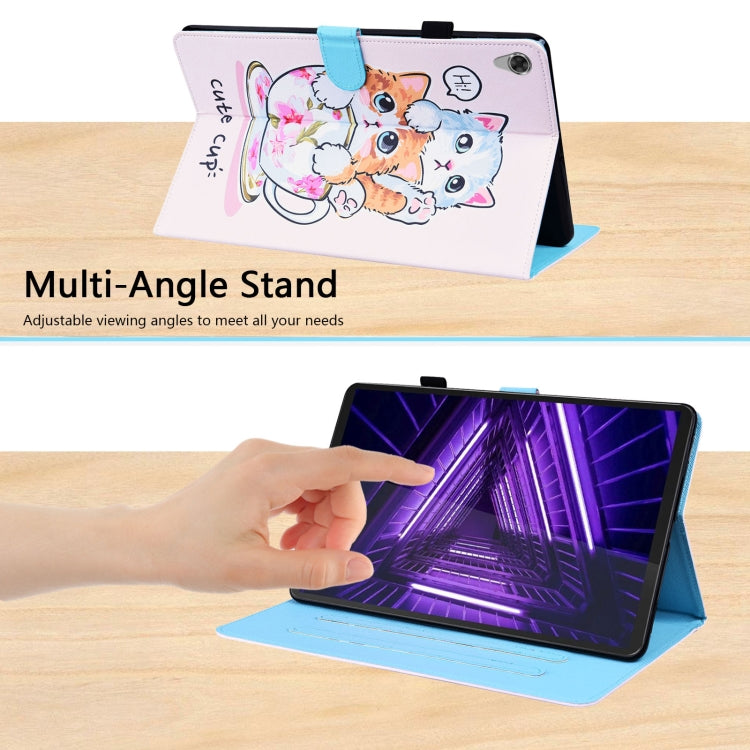 For Lenovo Tab M10 HD Gen 2 TB-X306F Animal Pattern Horizontal Flip Leather Case with Holder & Card Slots & Photo Frame