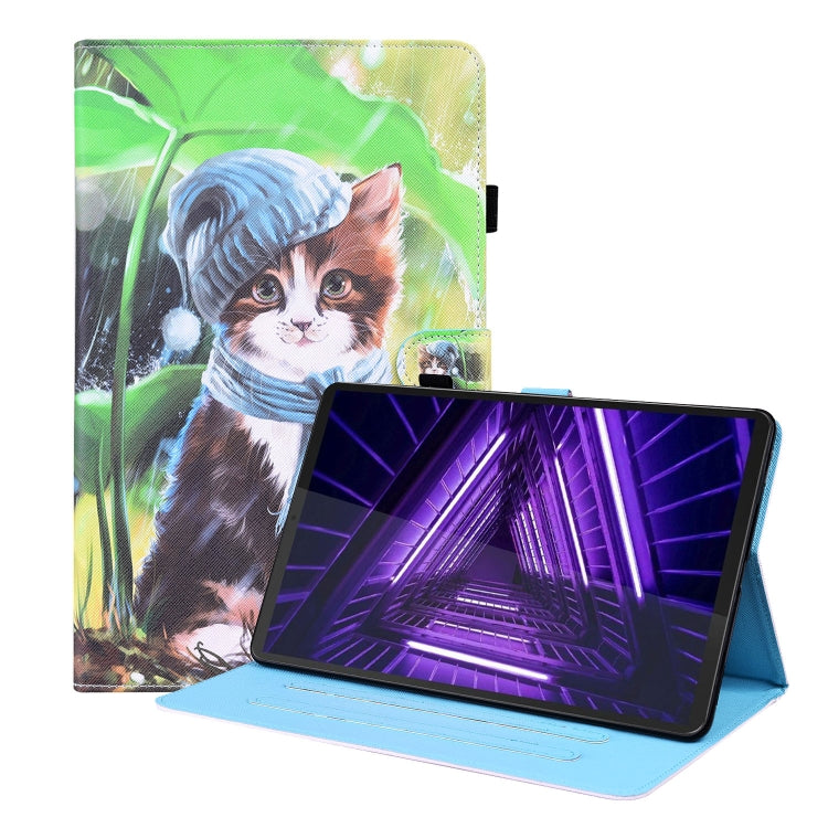 For Lenovo Tab M10 HD Gen 2 TB-X306F Animal Pattern Horizontal Flip Leather Case with Holder & Card Slots & Photo Frame