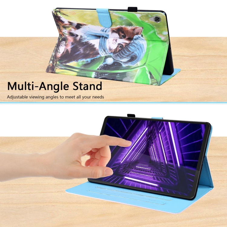 For Lenovo Tab M10 HD Gen 2 TB-X306F Animal Pattern Horizontal Flip Leather Case with Holder & Card Slots & Photo Frame