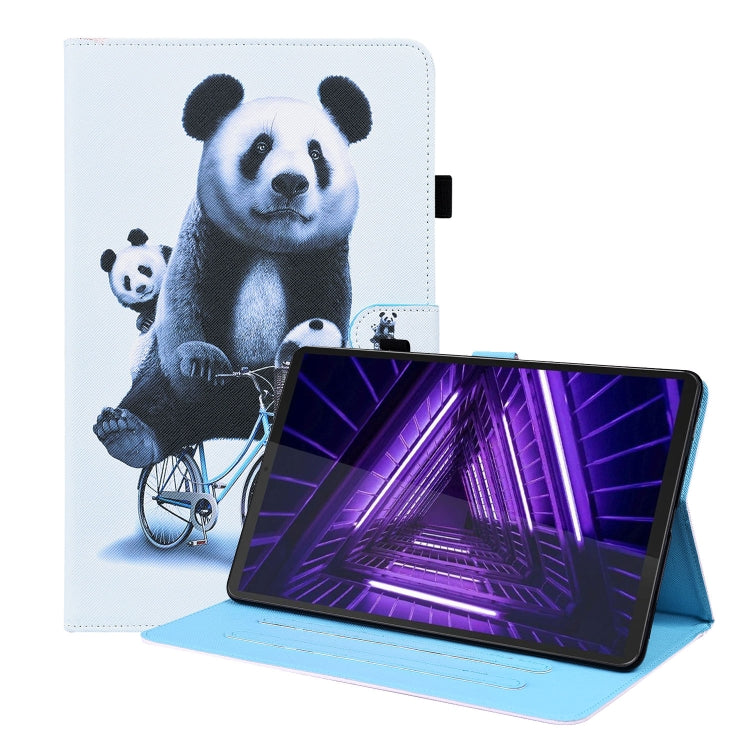 For Lenovo Tab M10 HD Gen 2 TB-X306F Animal Pattern Horizontal Flip Leather Case with Holder & Card Slots & Photo Frame