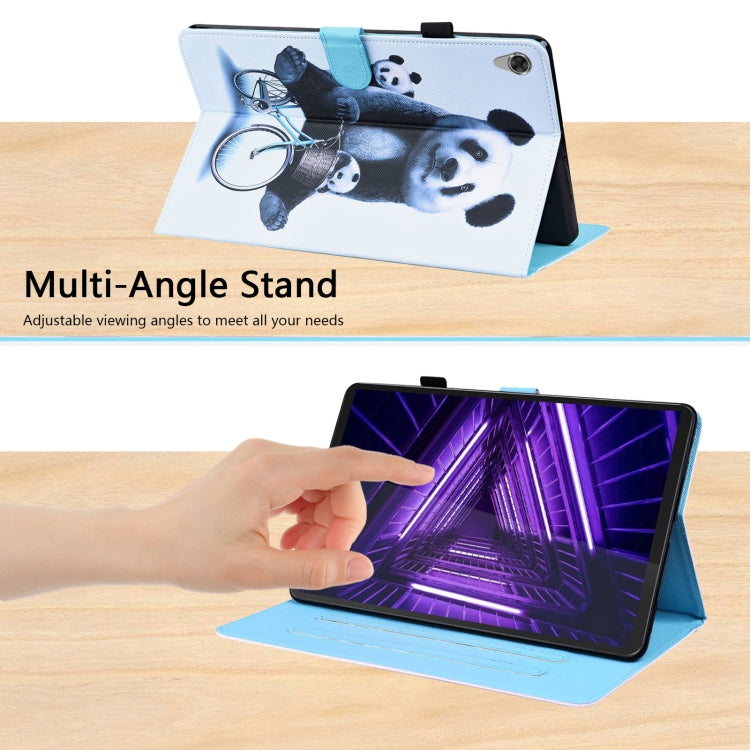 For Lenovo Tab M10 HD Gen 2 TB-X306F Animal Pattern Horizontal Flip Leather Case with Holder & Card Slots & Photo Frame
