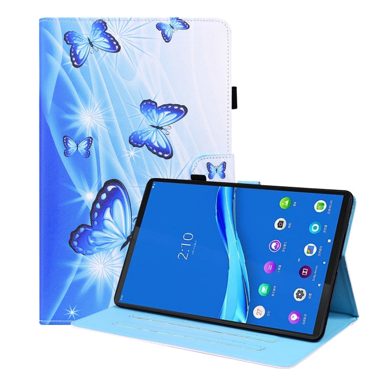 For Lenovo M10 Plus TB-X606F Animal Pattern Horizontal Flip Leather Case with Holder & Card Slots & Photo Frame