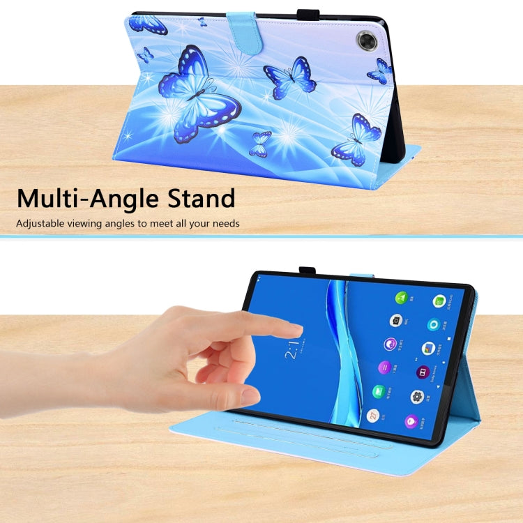 For Lenovo M10 Plus TB-X606F Animal Pattern Horizontal Flip Leather Case with Holder & Card Slots & Photo Frame