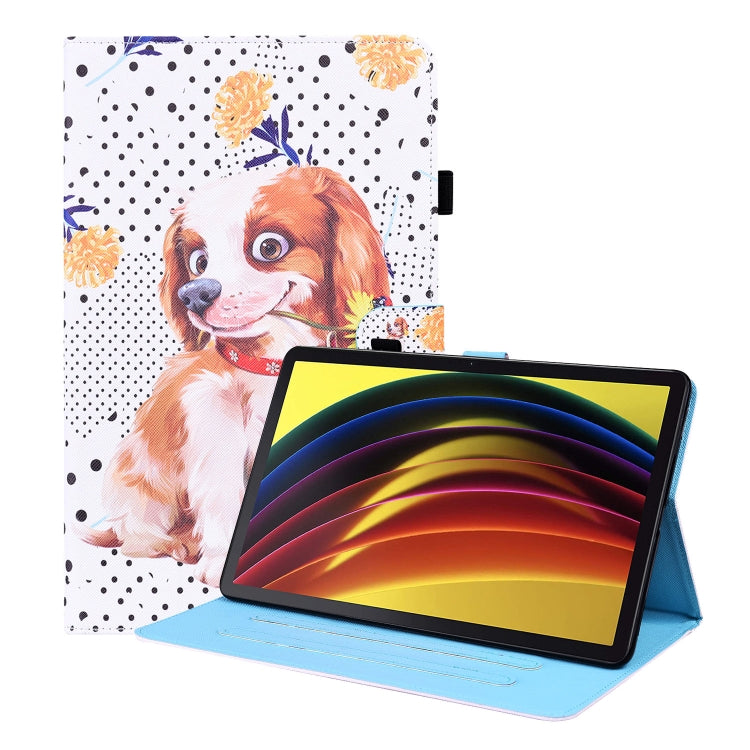 For Lenovo Tab P11 TB-J606F Animal Pattern Horizontal Flip Leather Case with Holder & Card Slots & Photo Frame