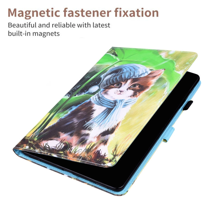 For Lenovo Tab P11 TB-J606F Animal Pattern Horizontal Flip Leather Case with Holder & Card Slots & Photo Frame