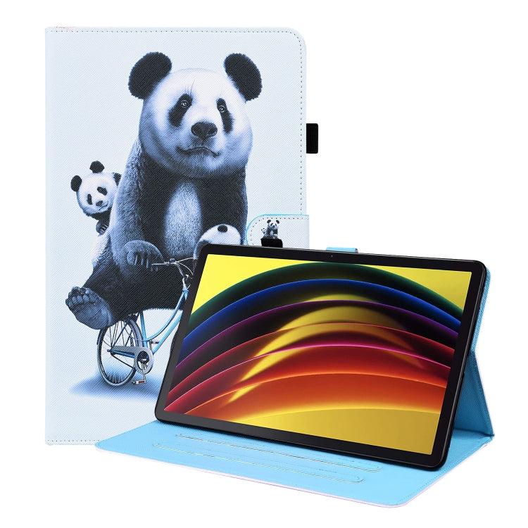 For Lenovo Tab P11 TB-J606F Animal Pattern Horizontal Flip Leather Case with Holder & Card Slots & Photo Frame