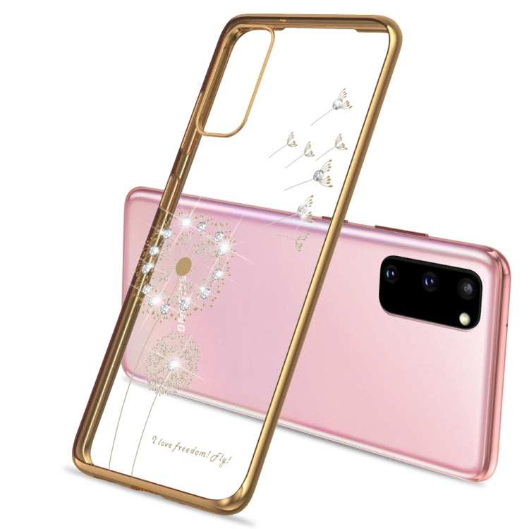 For Samsung Galaxy A71 Ultra-thin Electroplating Dandelion Pattern Protective Case