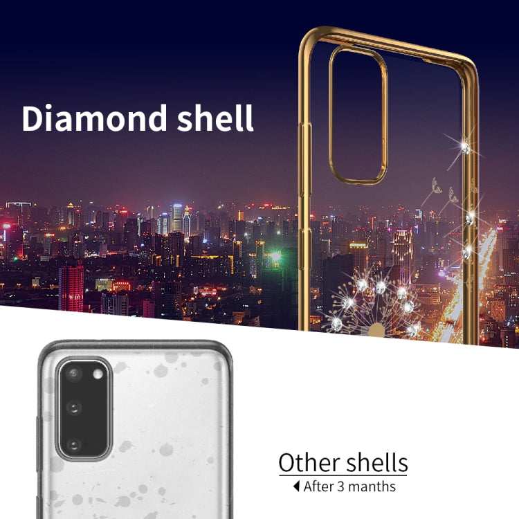 For Samsung Galaxy A71 Ultra-thin Electroplating Dandelion Pattern Protective Case