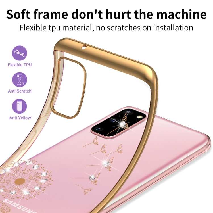 For Samsung Galaxy A51 Ultra-thin Electroplating Dandelion Pattern Protective Case