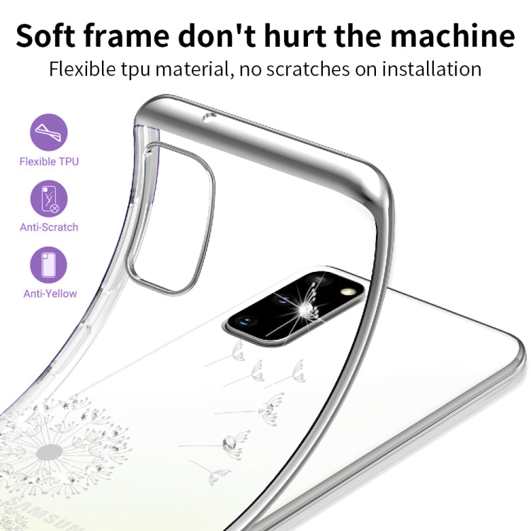 For Samsung Galaxy A51 Ultra-thin Electroplating Dandelion Pattern Protective Case
