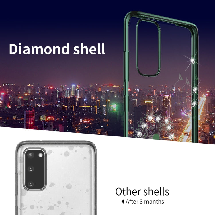 For Samsung Galaxy A41 Ultra-thin Electroplating Dandelion Pattern Protective Case
