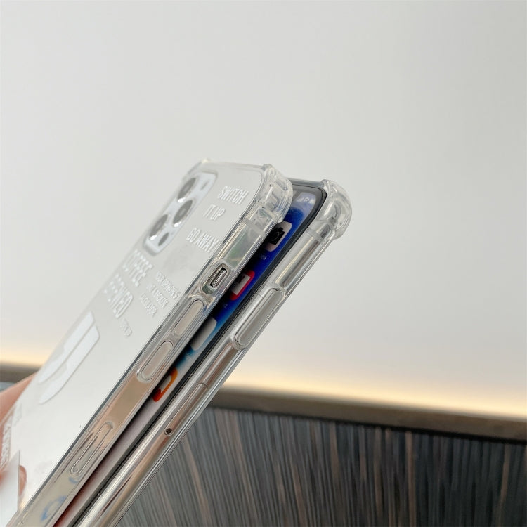For iPhone 11 Pro Max Four-corner Shockproof Mirror Series Coffee Brewed Protective Case with Lanyard