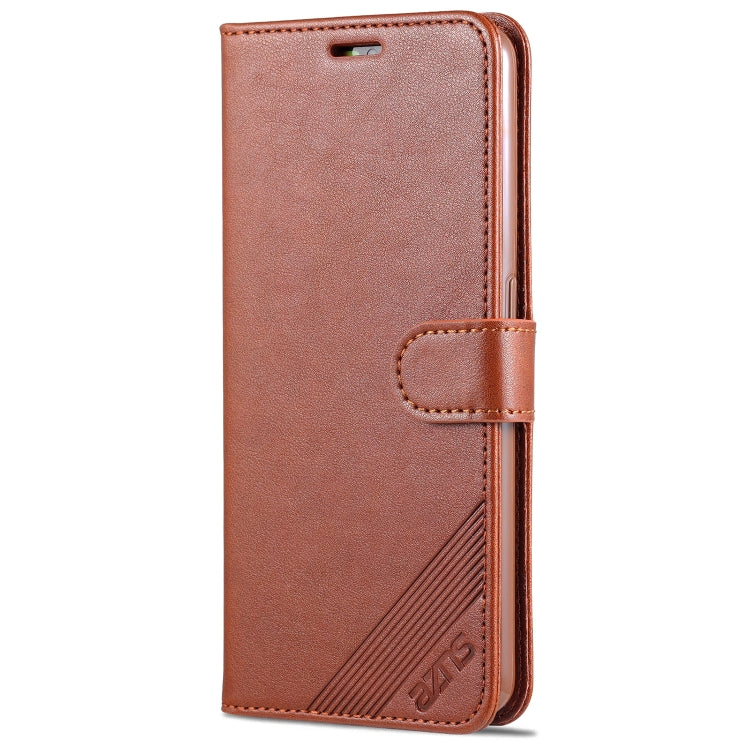 For OPPO A94 5G / Reno5Z 5G / F19 Pro+ 5G AZNS Sheepskin Texture Horizontal Flip Leather Case with Holder & Card Slots & Wallet