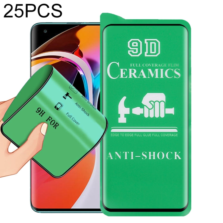 For Xiaomi Redmi Note 10 25 PCS 9D Full Screen Full Glue Ceramic Film