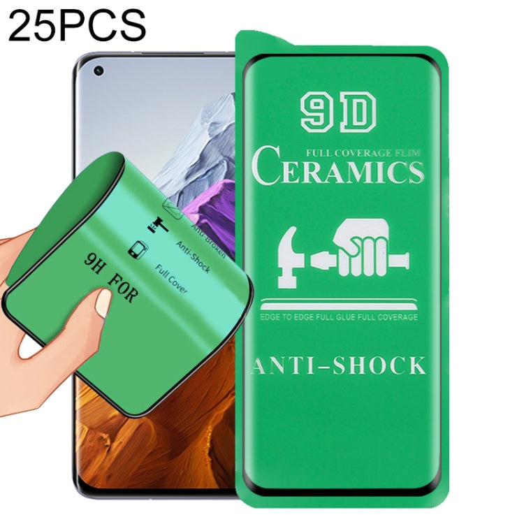 For Xiaomi Mi 11 Pro 25 PCS 9D Full Screen Full Glue Ceramic Film
