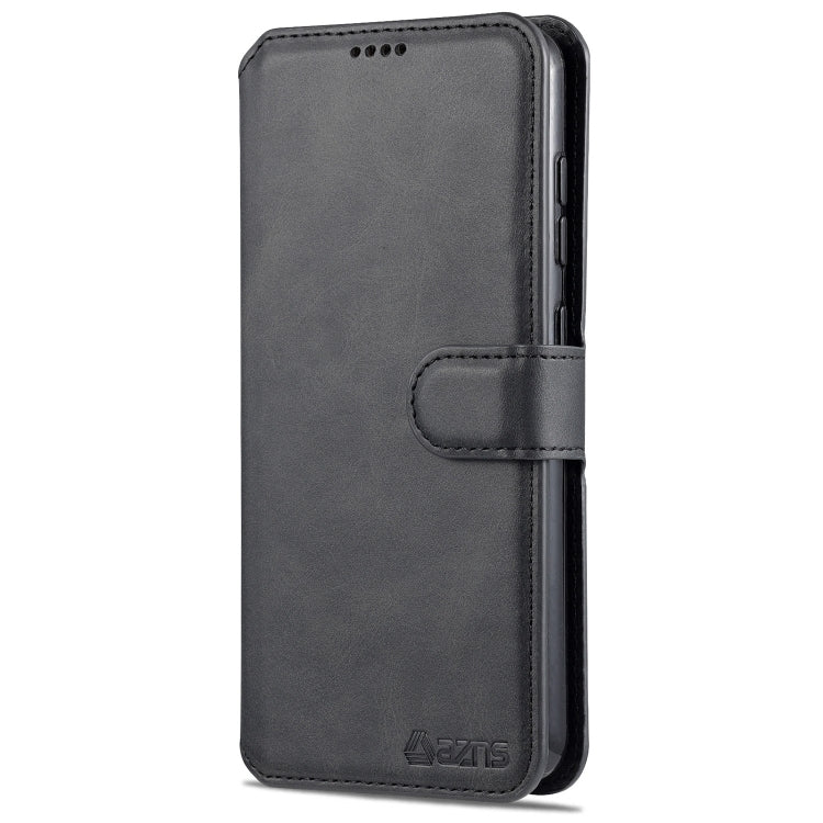 For Samsung Galaxy S21 FE 5G AZNS Calf Texture Horizontal Flip Leather Case with Holder & Card Slots & Wallet & Photo Frame
