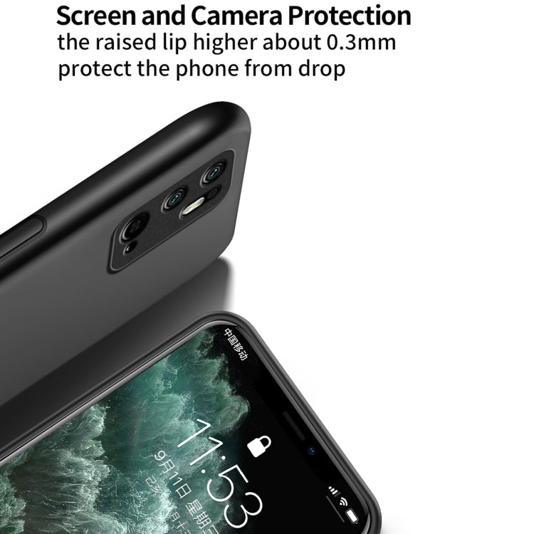 For Xiaomi Redmi Note 10 Pro Classic Tilt Strip Grain Magnetic Shockproof PC + TPU Case