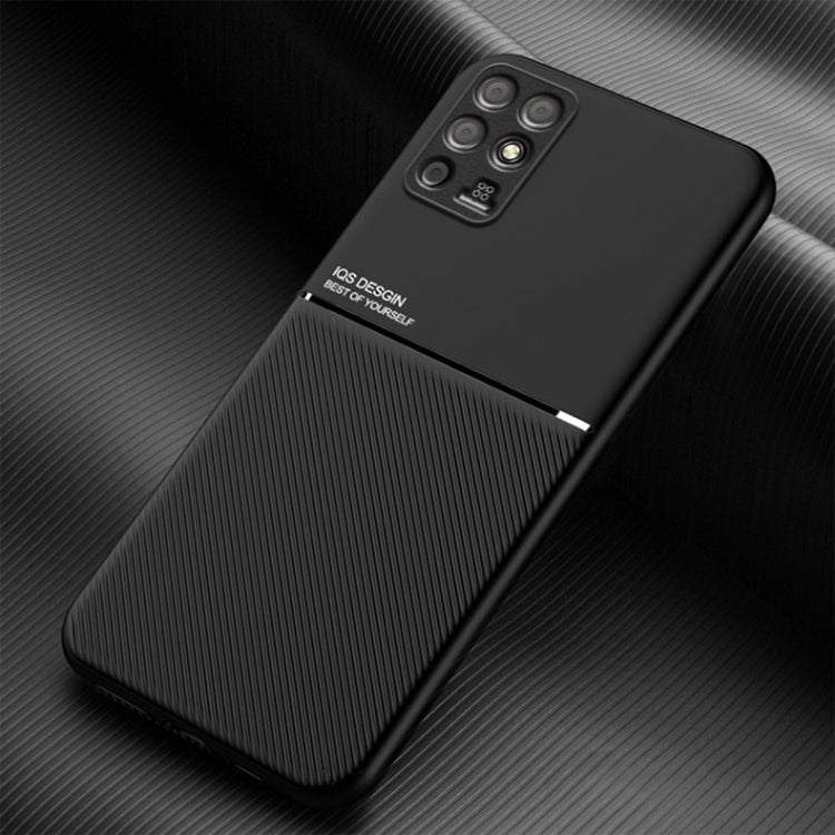 For Honor Play 5T Classic Tilt Strip Grain Magnetic Shockproof PC + TPU Case