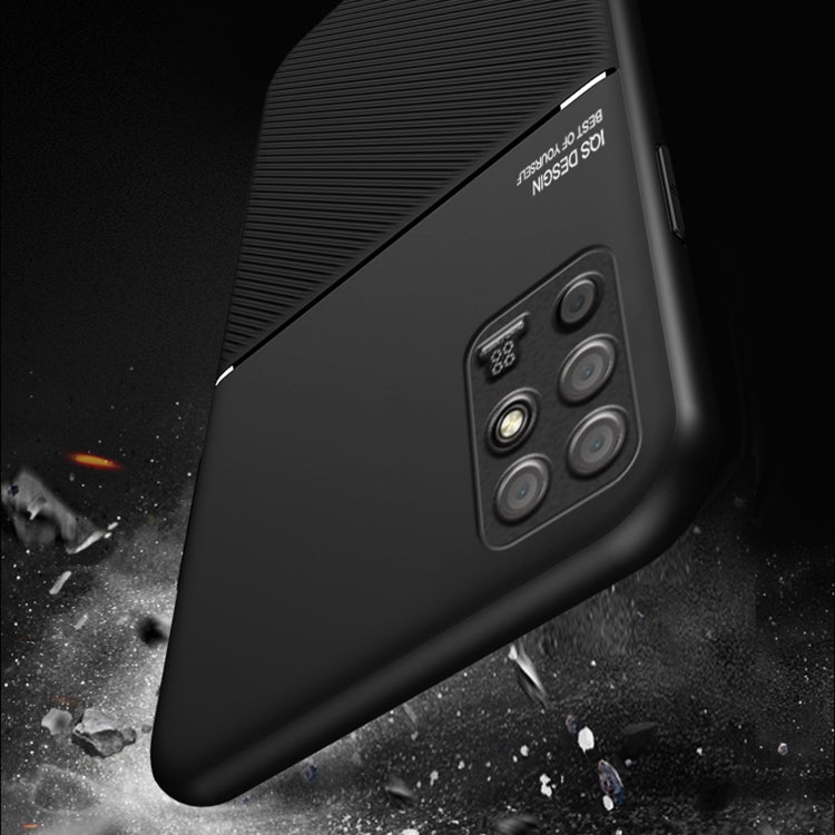 For Honor Play 5T Classic Tilt Strip Grain Magnetic Shockproof PC + TPU Case
