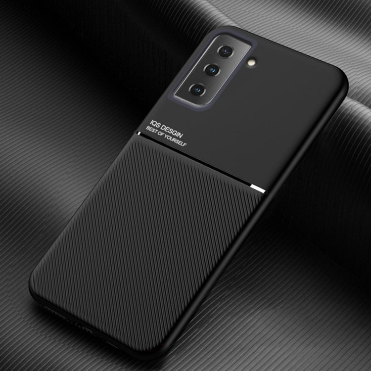 For Samsung Galaxy S21+ 5G Classic Tilt Strip Grain Magnetic Shockproof PC + TPU Case