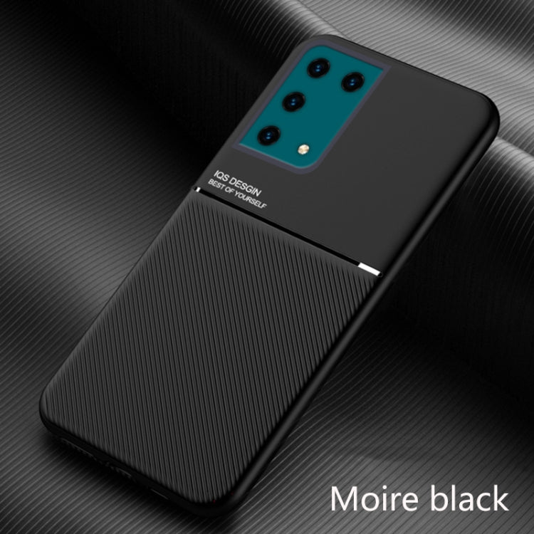 For Samsung Galaxy S21 Ultra 5G Classic Tilt Strip Grain Magnetic Shockproof PC + TPU Case