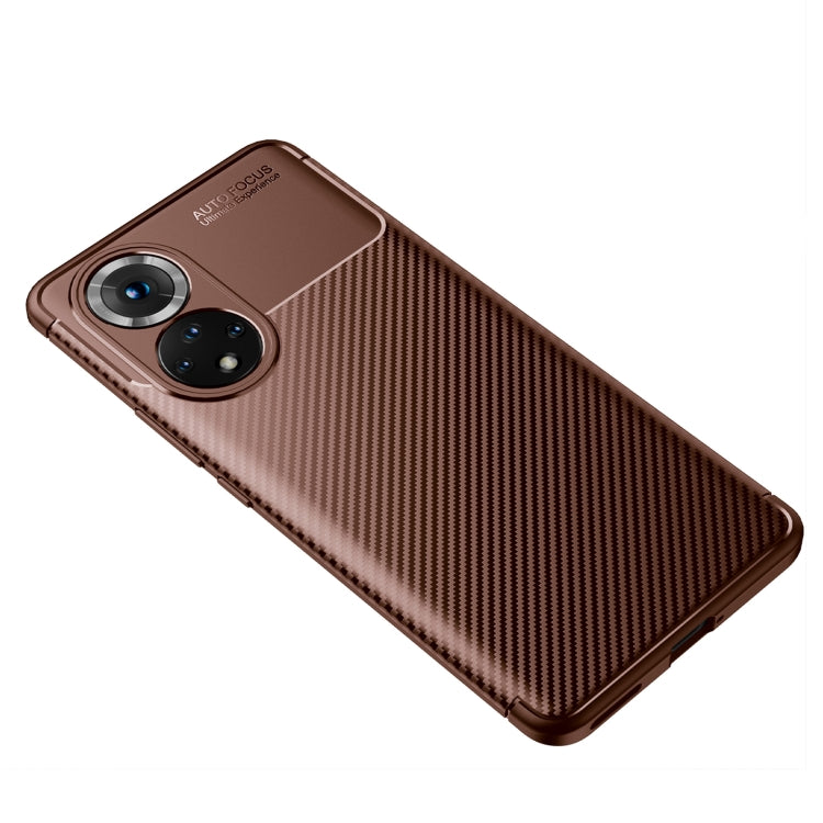 For Honor 50 Pro Carbon Fiber Texture Shockproof TPU Case