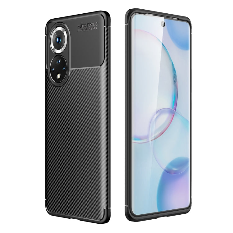 For Honor 50 Carbon Fiber Texture Shockproof TPU Case
