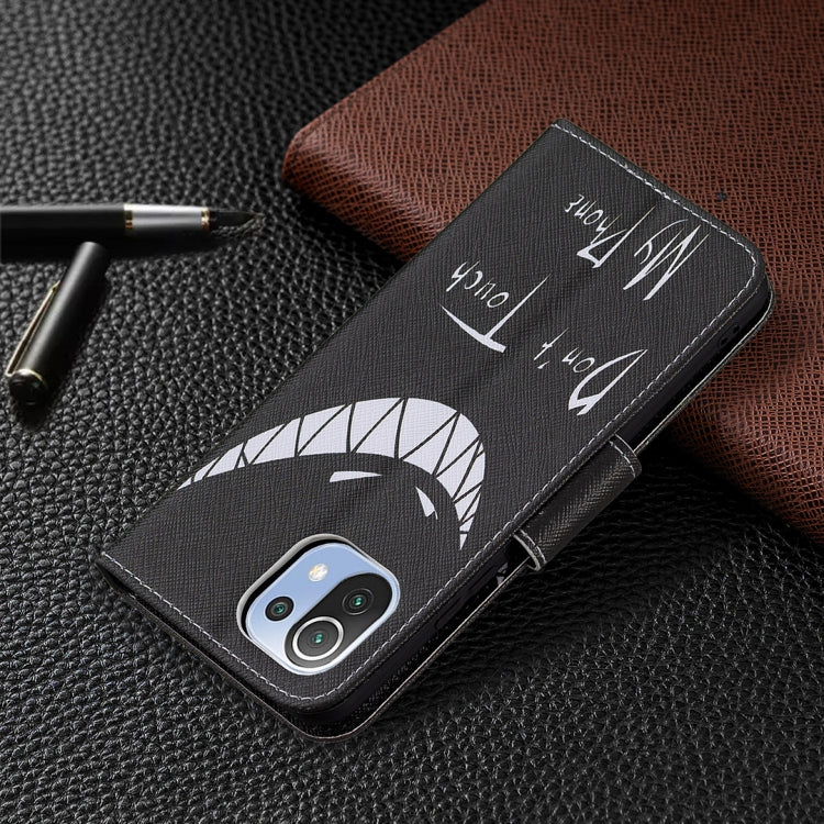For Xiaomi Mi 11 Lite Colored Drawing Pattern Horizontal Flip Leather Case with Holder & Card Slots & Wallet