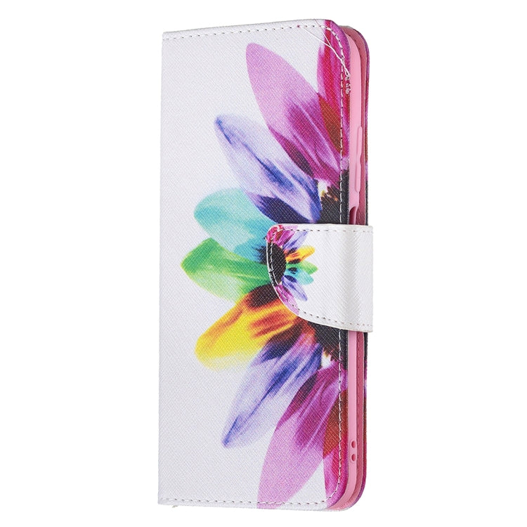 For Xiaomi Poco M3 Pro / Redmi Note 10 5G Colored Drawing Pattern Horizontal Flip Leather Case with Holder & Card Slots & Wallet