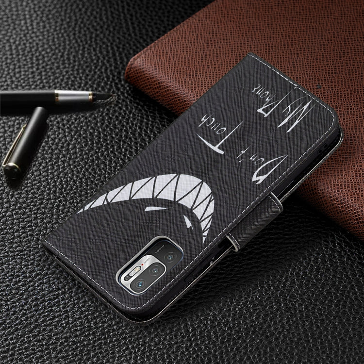 For Xiaomi Poco M3 Pro / Redmi Note 10 5G Colored Drawing Pattern Horizontal Flip Leather Case with Holder & Card Slots & Wallet