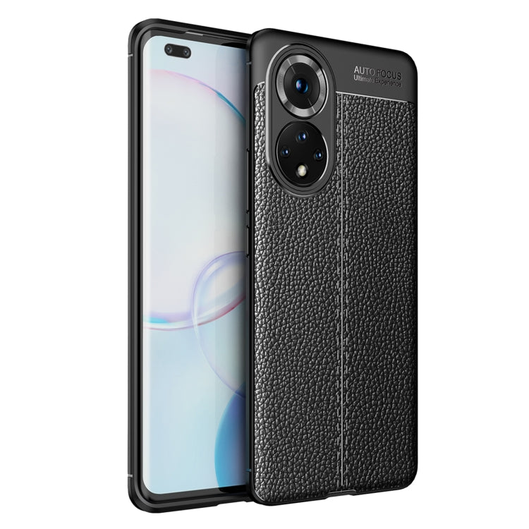 For Honor 50 Pro Litchi Texture TPU Shockproof Case