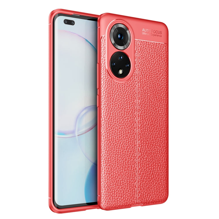 For Honor 50 Pro Litchi Texture TPU Shockproof Case