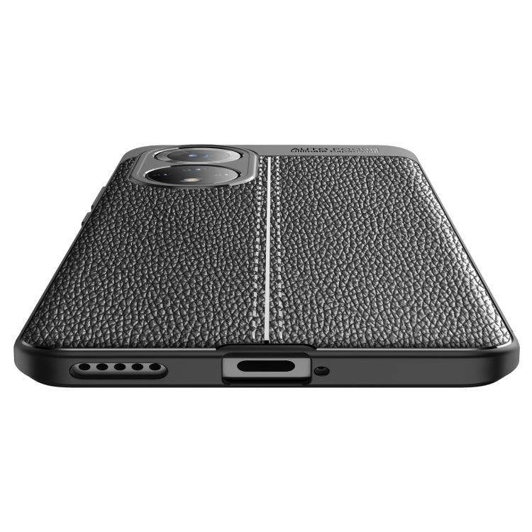 For Honor 50 Pro Litchi Texture TPU Shockproof Case