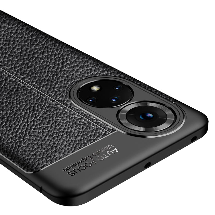 For Honor 50 Litchi Texture TPU Shockproof Case