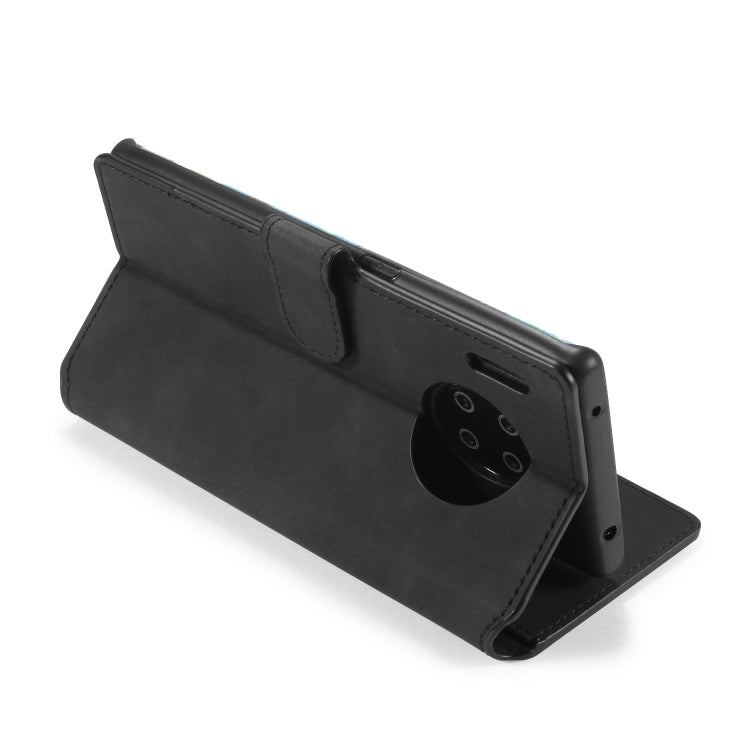For Huawei Mate 30 Pro DG.MING Retro Oil Side Horizontal Flip Case with Holder & Card Slots & Wallet