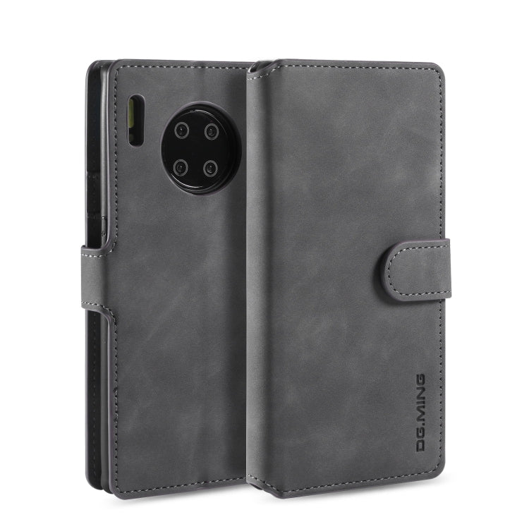 For Huawei Mate 30 Pro DG.MING Retro Oil Side Horizontal Flip Case with Holder & Card Slots & Wallet