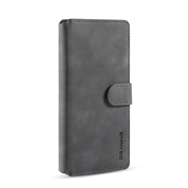 For Huawei Mate 30 Pro DG.MING Retro Oil Side Horizontal Flip Case with Holder & Card Slots & Wallet