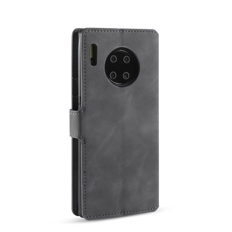 For Huawei Mate 30 Pro DG.MING Retro Oil Side Horizontal Flip Case with Holder & Card Slots & Wallet