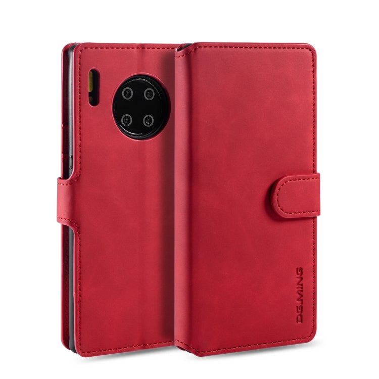 For Huawei Mate 30 Pro DG.MING Retro Oil Side Horizontal Flip Case with Holder & Card Slots & Wallet