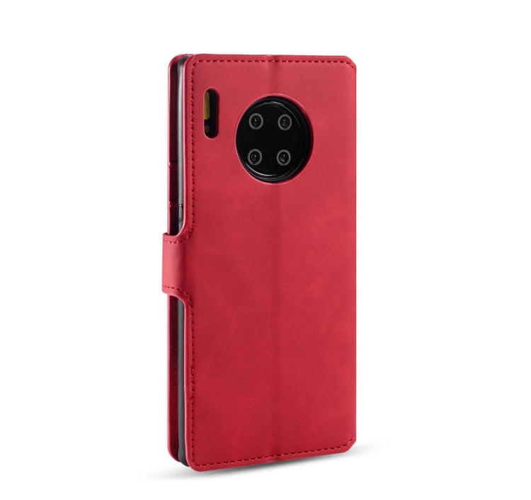 For Huawei Mate 30 Pro DG.MING Retro Oil Side Horizontal Flip Case with Holder & Card Slots & Wallet