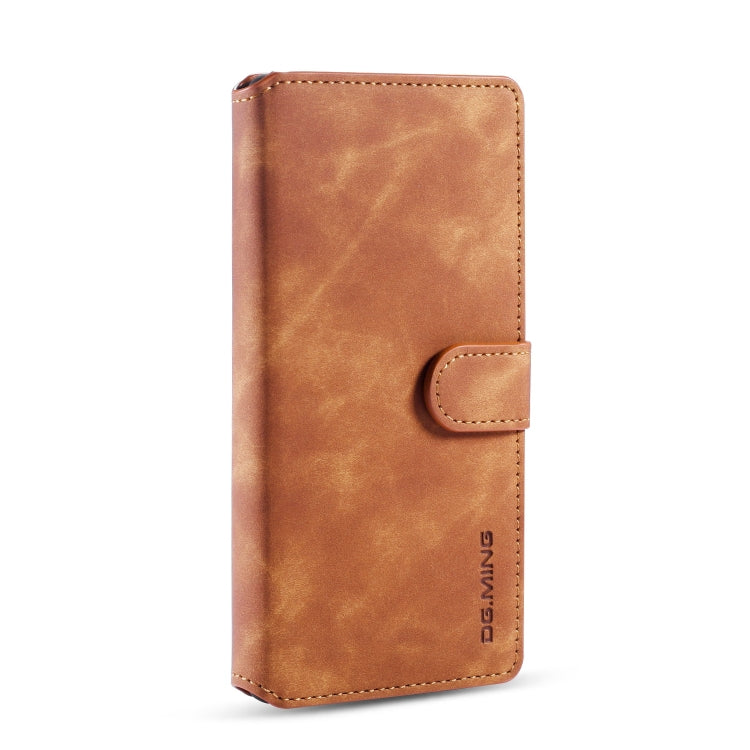 For Huawei Mate 30 Pro DG.MING Retro Oil Side Horizontal Flip Case with Holder & Card Slots & Wallet