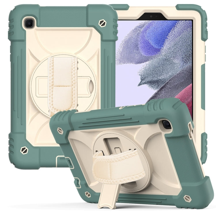 For Samsung Galaxy A7 Lite 8.7 2021 T220 / T225 Shockproof PC + Silicone Combination Case with Holder & Hand Strap & Shoulder Strap