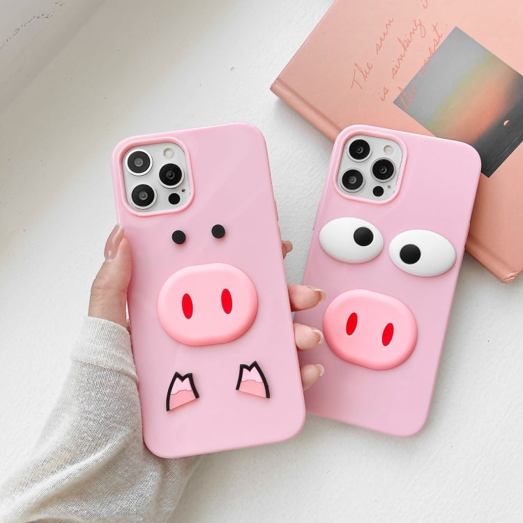 For iPhone 11 Pro Max Cartoon Pig Pattern Full Coverage Shockproof Protective Case ï¼ˆ