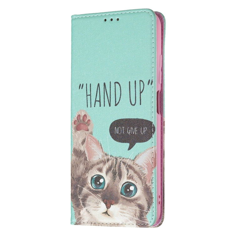 For Xiaomi Poco M3 Pro / Redmi Note 10 5G Colored Drawing Pattern Invisible Magnetic Horizontal Flip PU Leather Case with Holder & Card Slots & Wallet