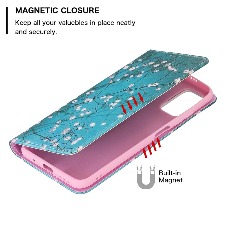 For Xiaomi Poco M3 Pro / Redmi Note 10 5G Colored Drawing Pattern Invisible Magnetic Horizontal Flip PU Leather Case with Holder & Card Slots & Wallet