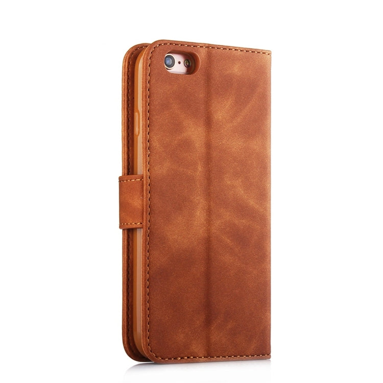 For iPhone 6 / 6s Diaobaolee Pure Fresh Texture Horizontal Flip Leather Case, with Holder & Card Slot & Wallet & Photo Frame