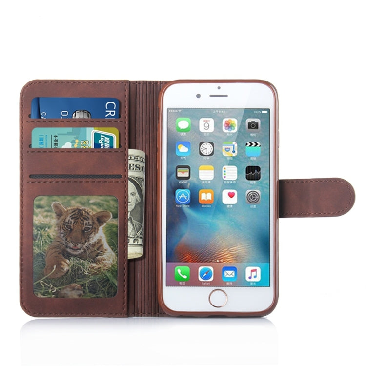 For iPhone 6 / 6s Diaobaolee Pure Fresh Texture Horizontal Flip Leather Case, with Holder & Card Slot & Wallet & Photo Frame
