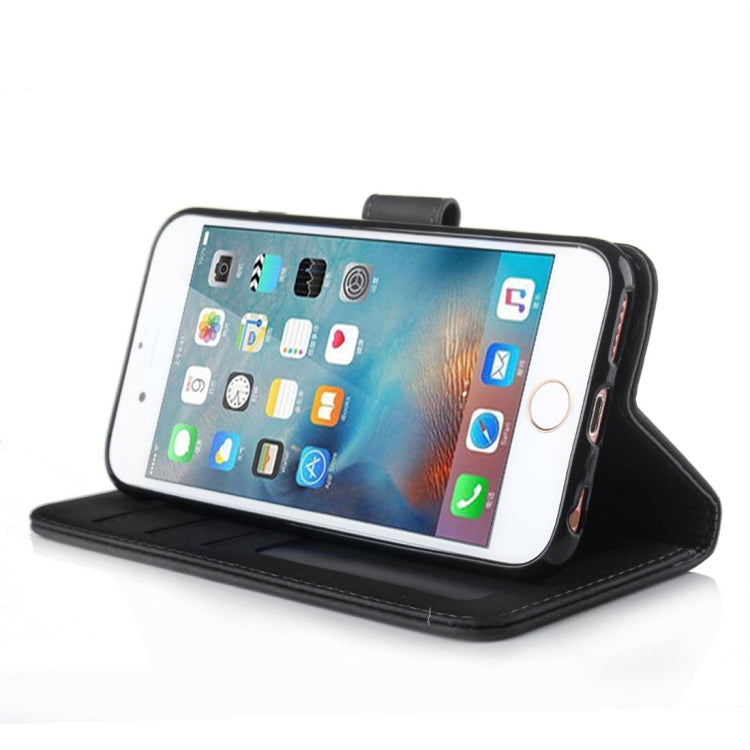 For iPhone 6 / 6s Diaobaolee Pure Fresh Texture Horizontal Flip Leather Case, with Holder & Card Slot & Wallet & Photo Frame